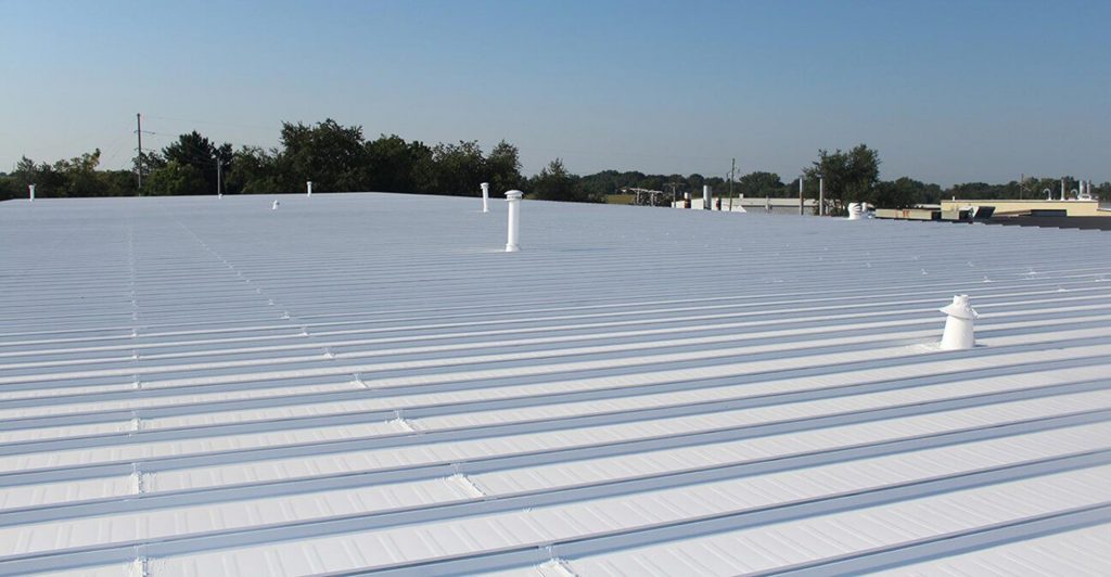 roof coating application